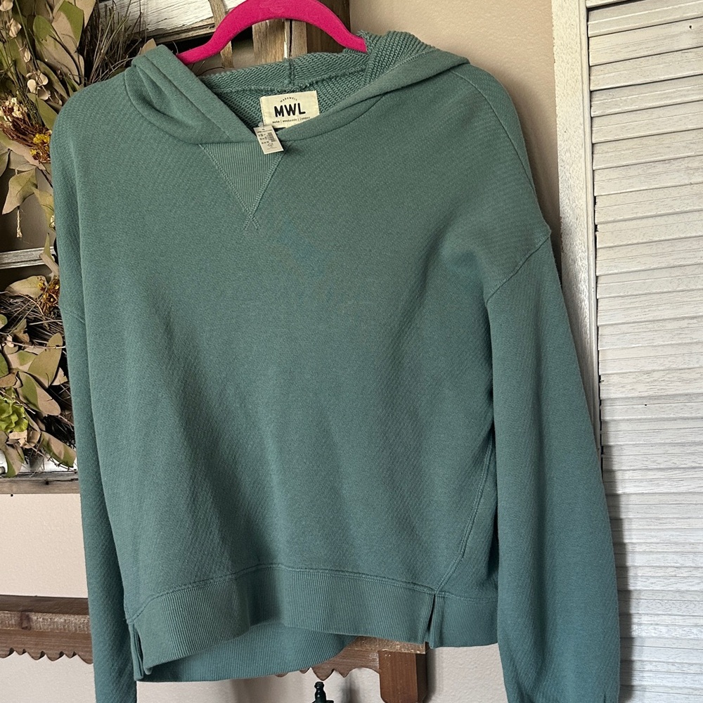 Madewell Green Hoodie Sweatshirt